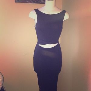 Black cocktail dress